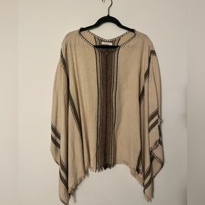 DÒEN boho poncho from 1st collection. Never Worn